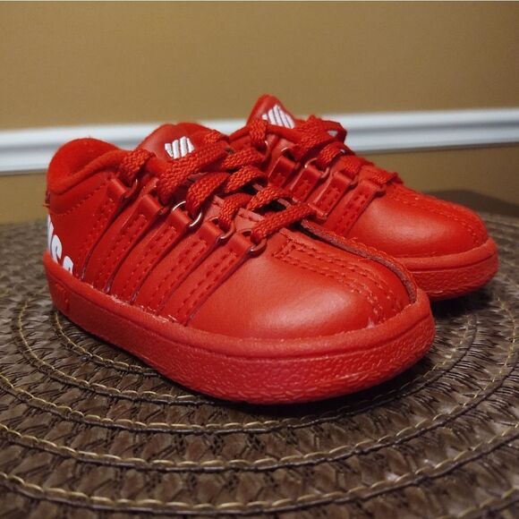 K-Swiss classic Unisex toddlers Red Size 4 - Picture 1 of 7